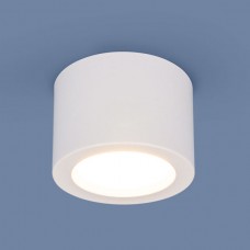 Накладной потолочный светодиодный светильник DLR026 6W 4200K белый матовый