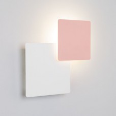 Настенный светодиодный светильник 40136/1 Белый/розовый